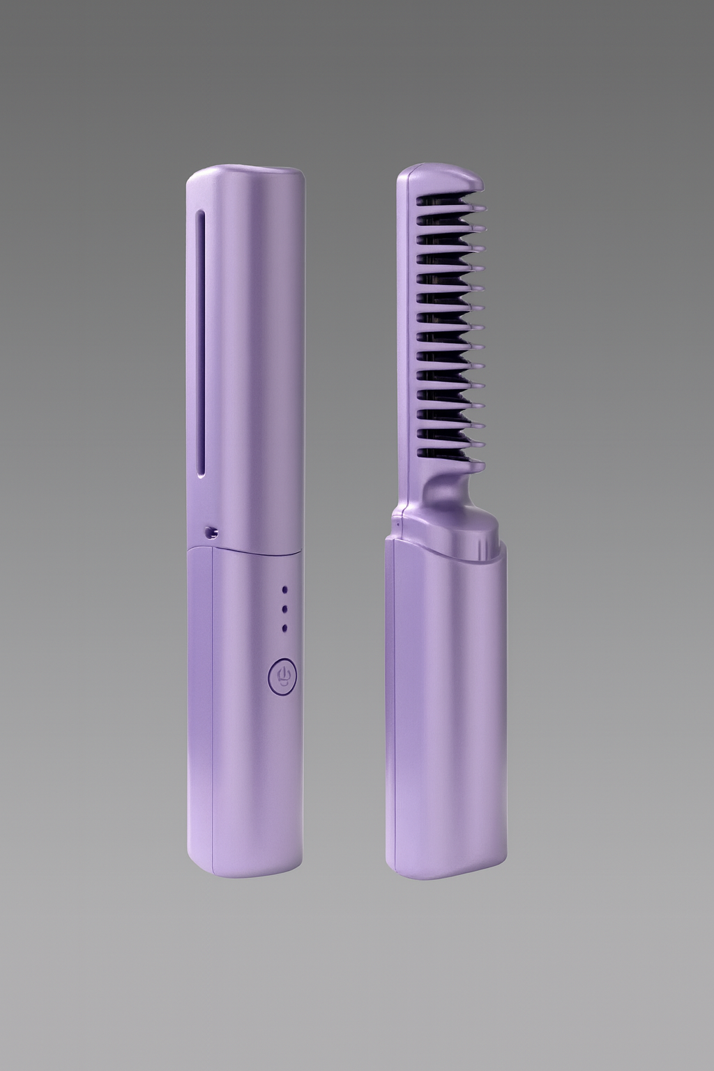 Meneflix Portable Mini Hair Straightener | Cordless Rechargeable Adjustable Hot Comb | Compact Travel-Friendly Hair Straightener for Quick Styling